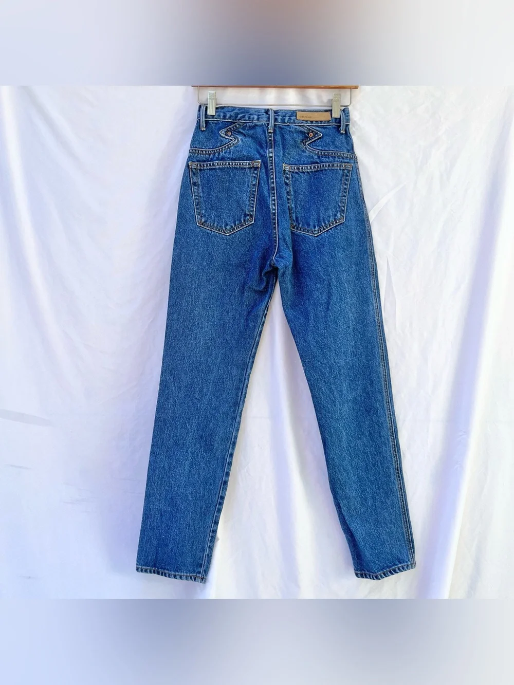 GRLFRND | ROSSANA DENIM JEANS IN CALL IT LOVE WASH SIZE 25 STRAIGHT LEG - Picture 8 of 8